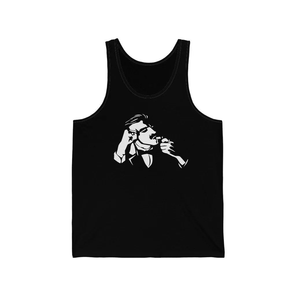 Arthur smoking British Cigar like a Real Boss Tank Top