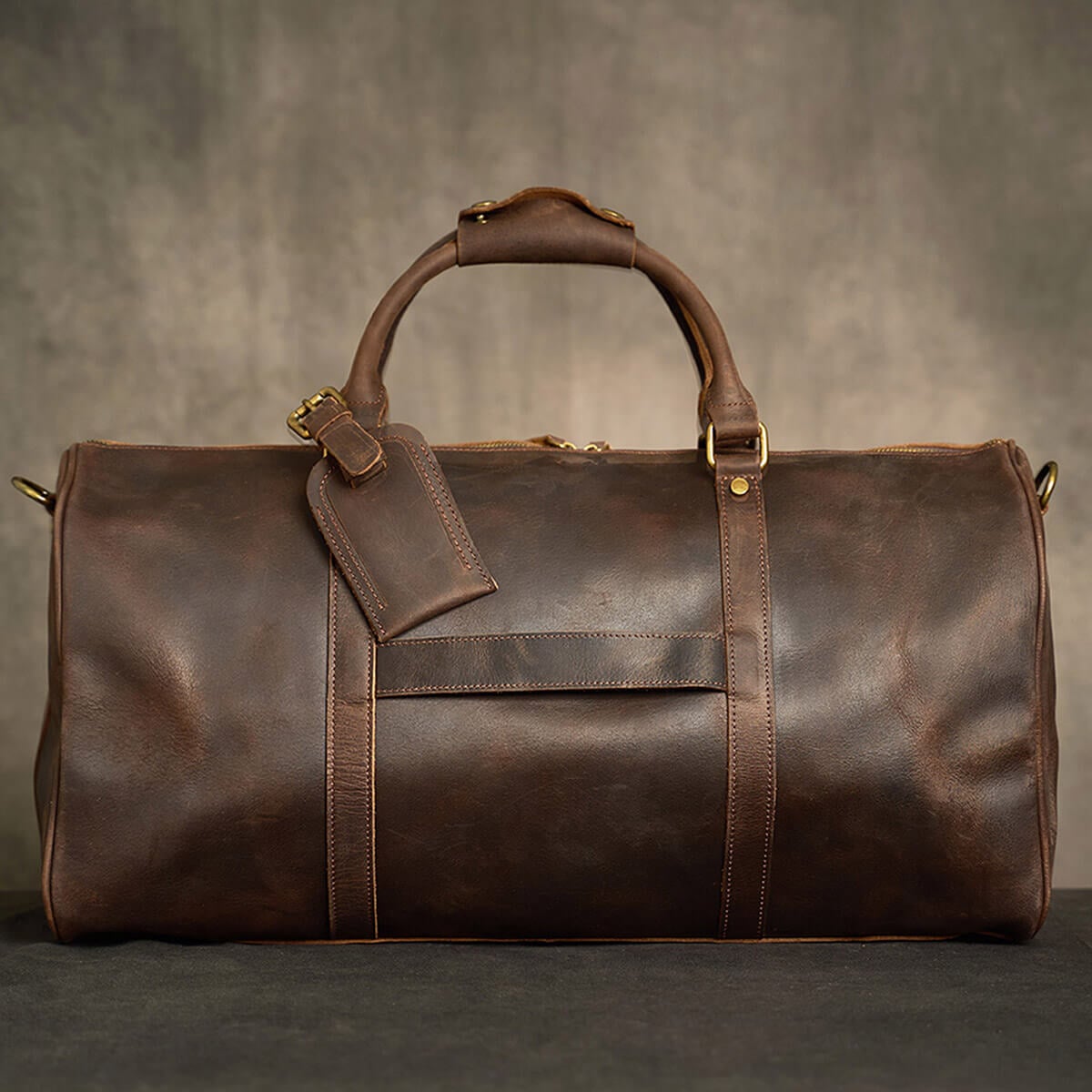 Sold Cowhide travel bag