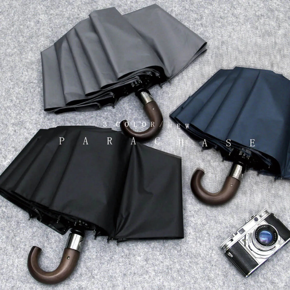 Automatic Windproof Luxury Business Umbrella