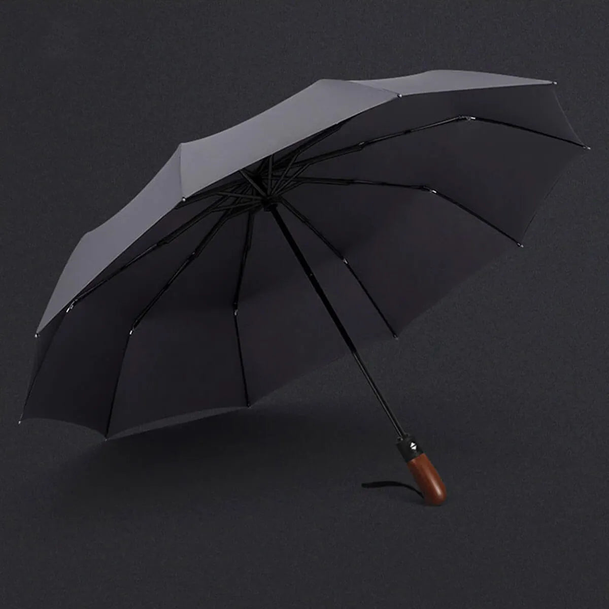 Automatic Wood Handle Luxury Large Umbrella