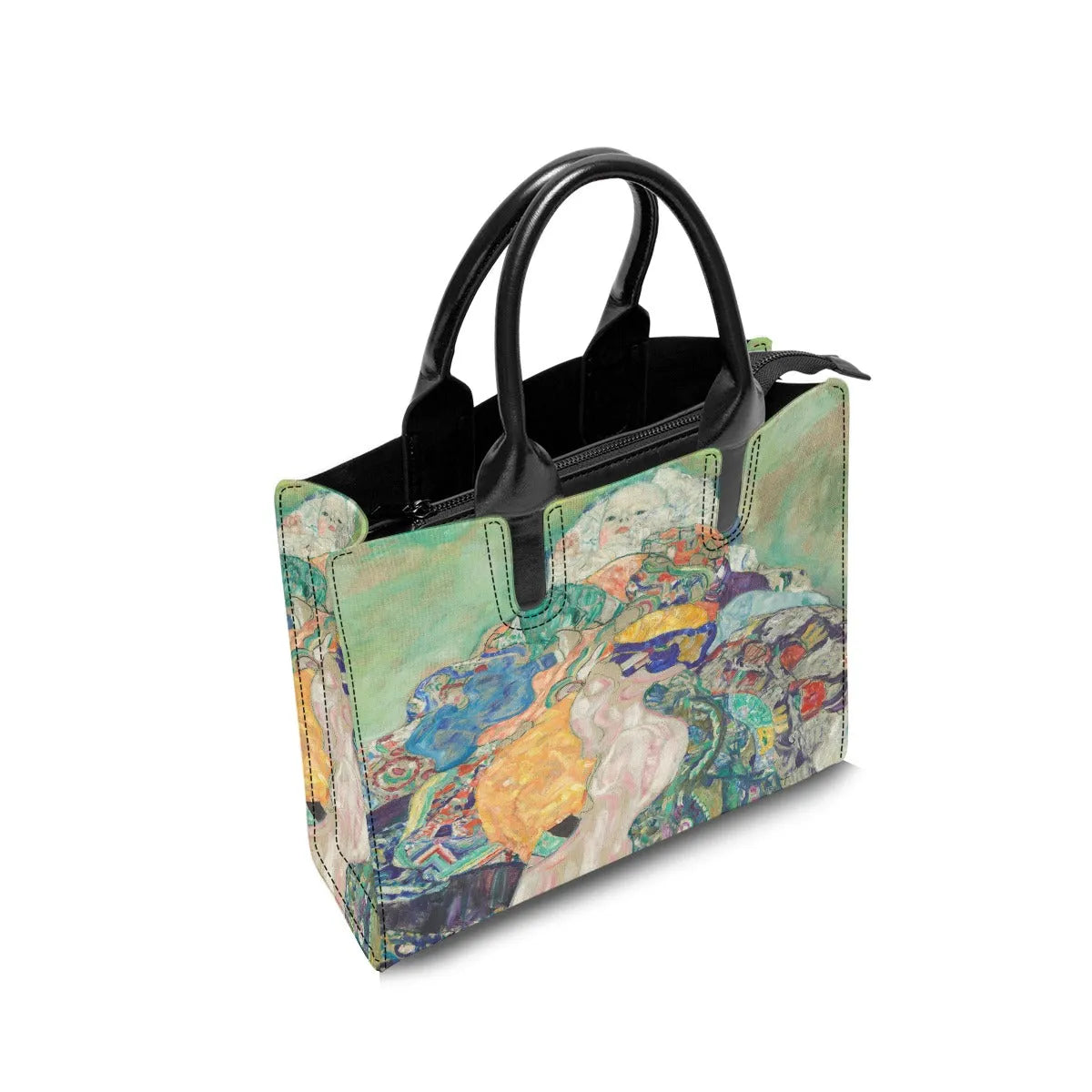 Baby 1917 by Gustav Klimt Painting Fashion Handbag