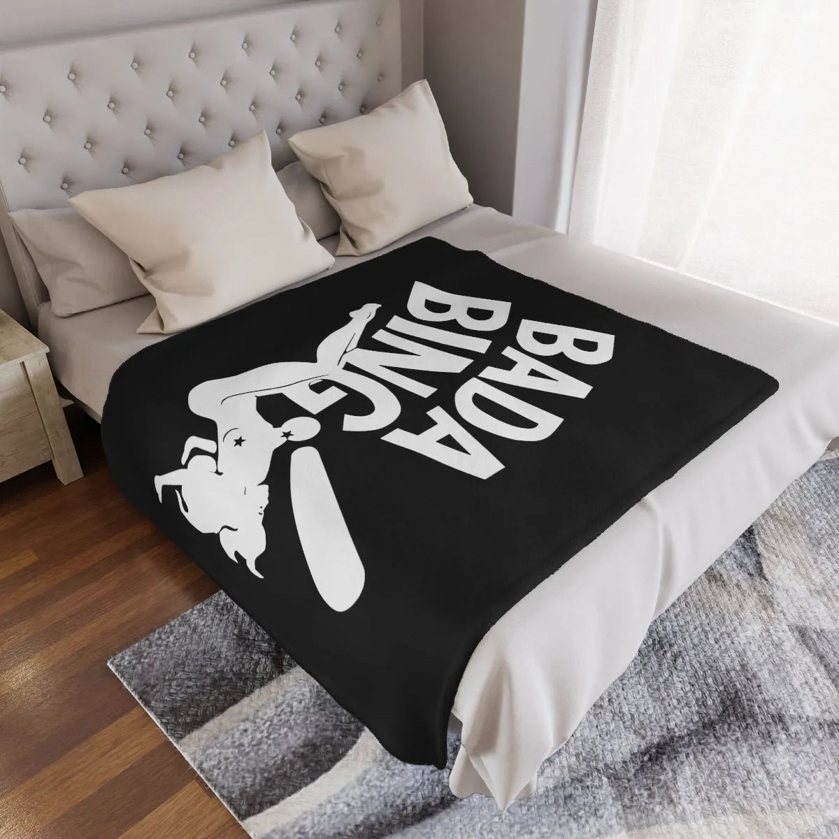 Exclusive Mobster Decor - Bada Bing Club Luxury in a Minky Blanket