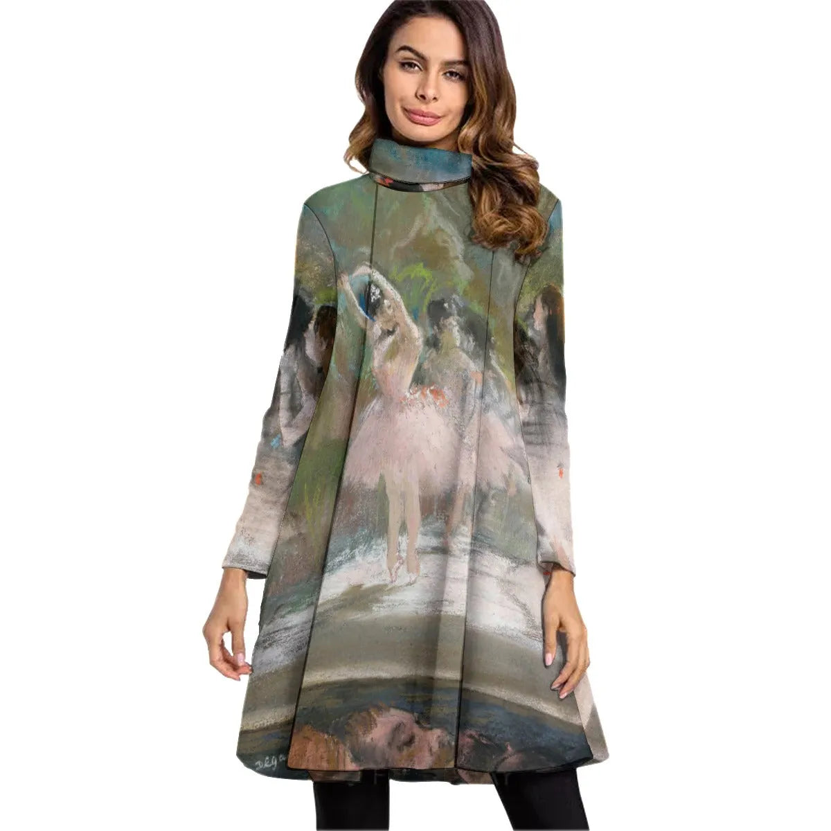 Ballet at the Paris Opera Edgar Degas Art Dress Long Sleeve