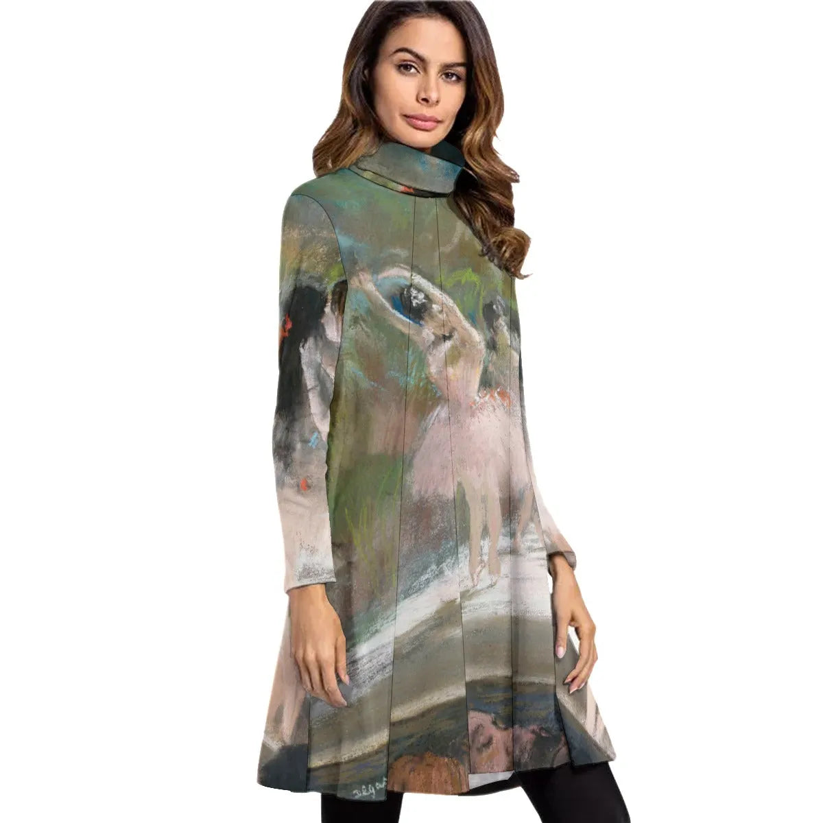 Ballet at the Paris Opera Edgar Degas Art Dress Long Sleeve