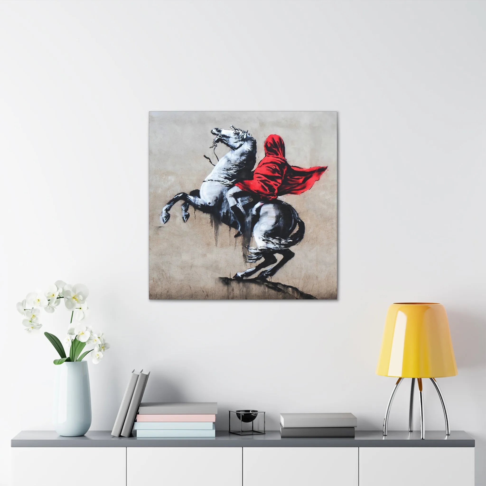 Revolutionize Your Space with Banksy’s Napoleon Canvas Wrap