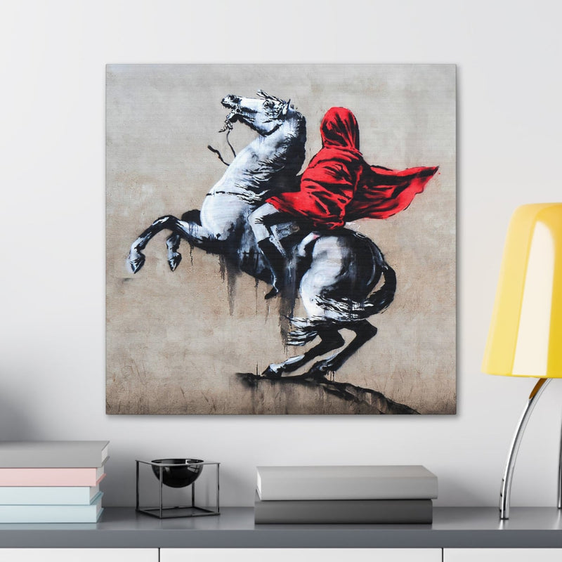 Revolutionize Your Space with Banksy’s Napoleon Canvas Wrap