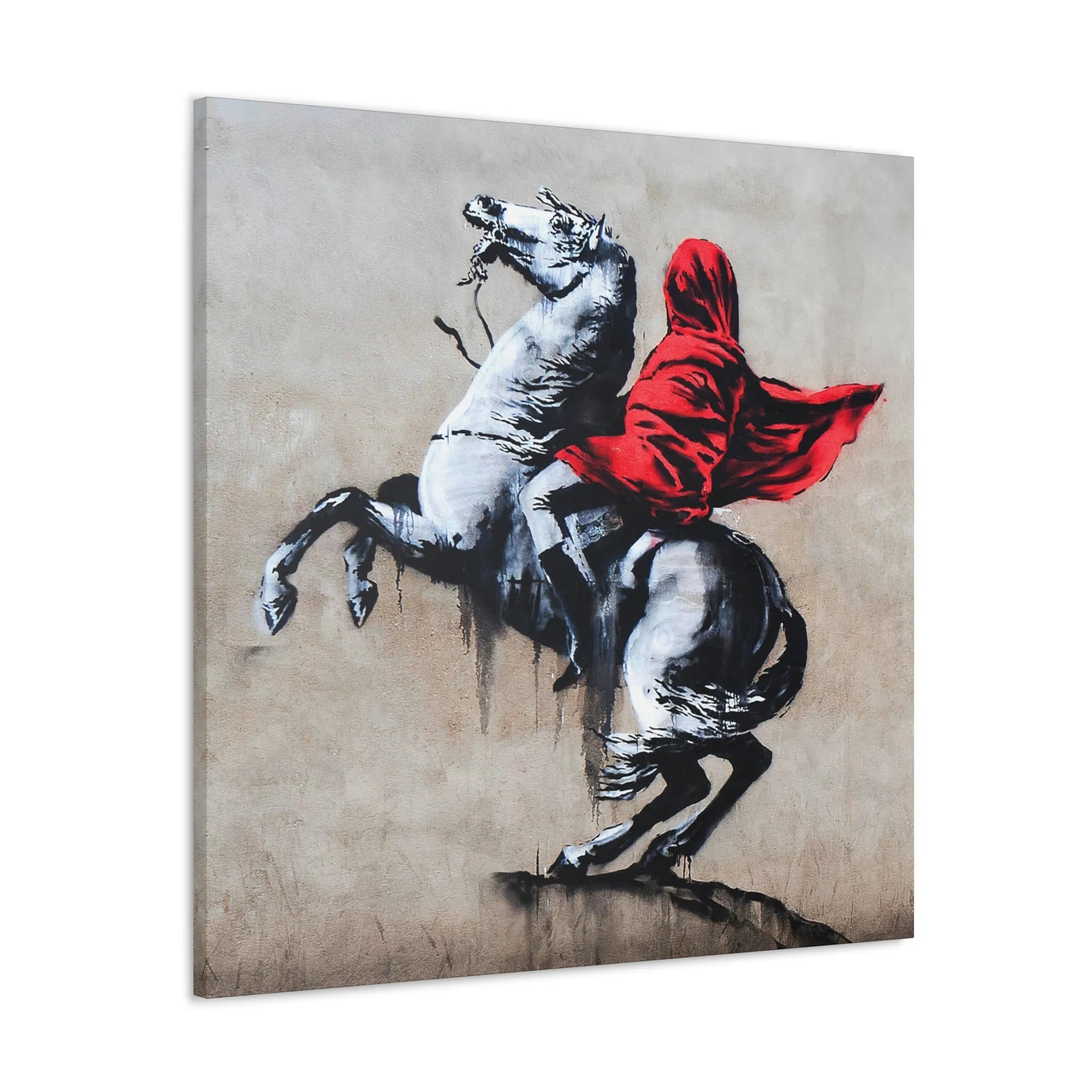 Revolutionize Your Space with Banksy’s Napoleon Canvas Wrap