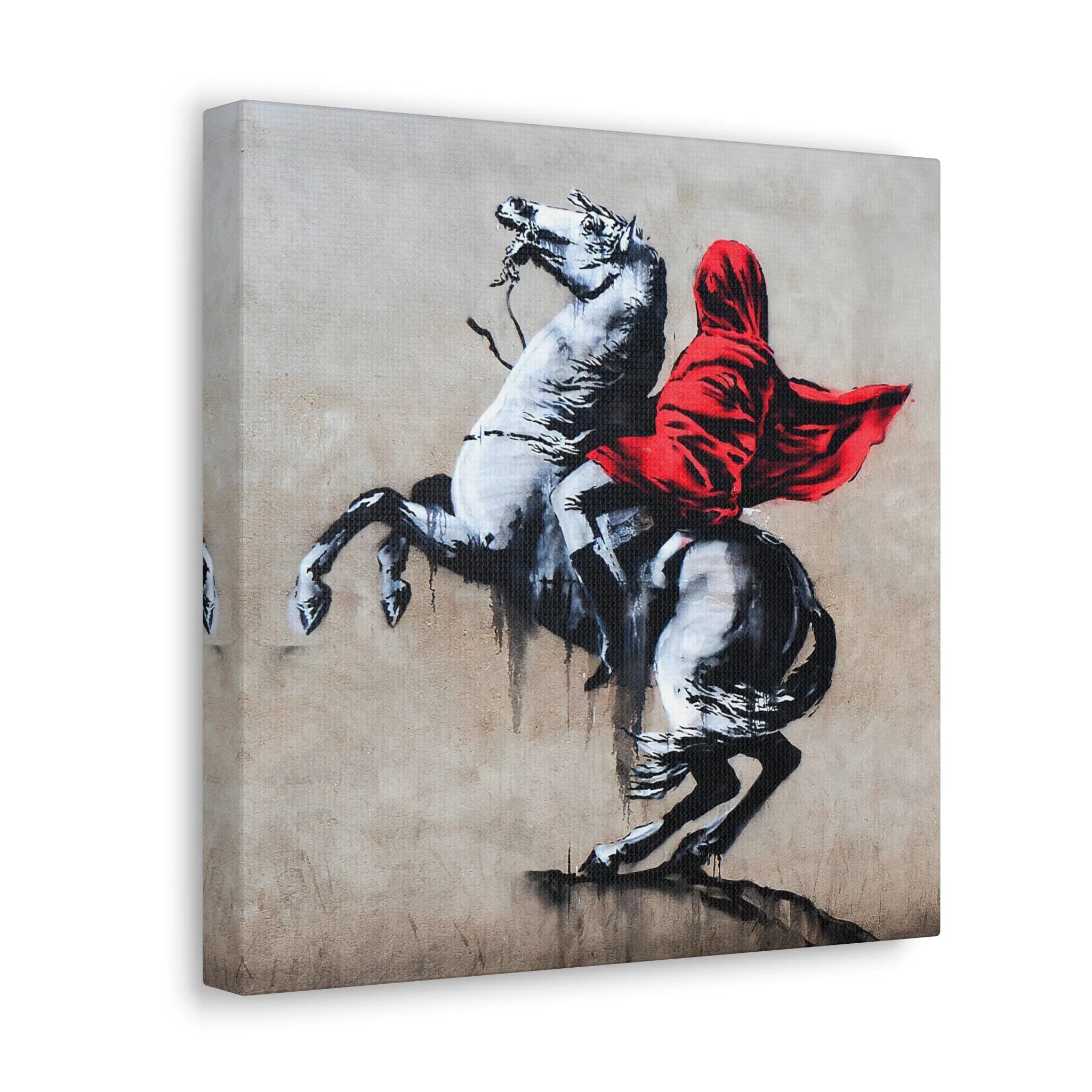 Revolutionize Your Space with Banksy’s Napoleon Canvas Wrap