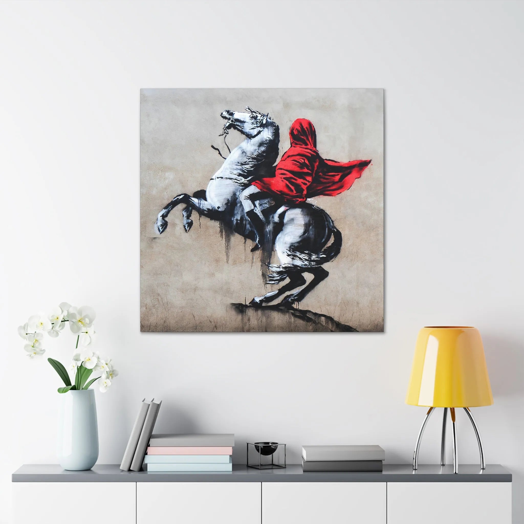 Revolutionize Your Space with Banksy’s Napoleon Canvas Wrap