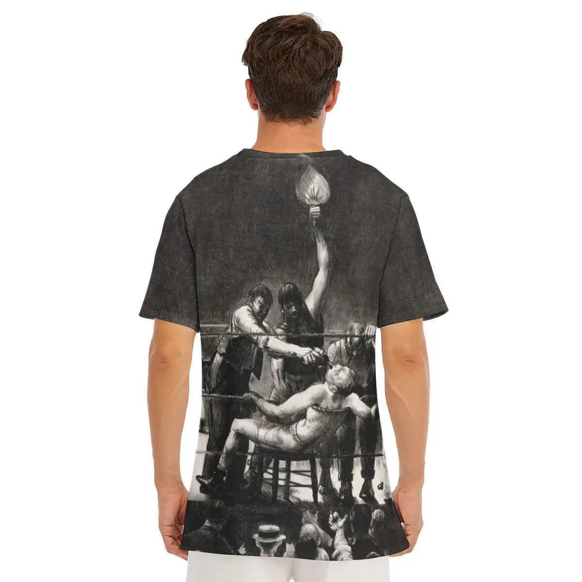 Between Rounds Small Second Stone by George Bellows T-Shirt