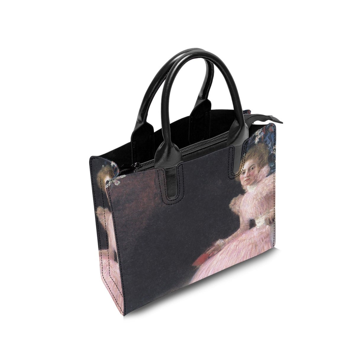 Bildnis Sonja Knips Gustav Klimt Art Leather Handbag