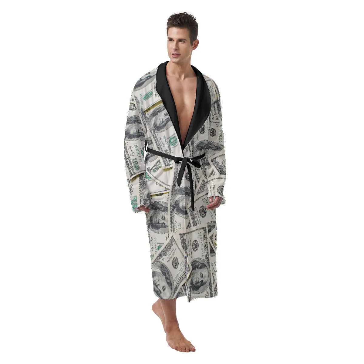 Boss Cash Money Dollars Future Millionaire Heavy Fleece Robe