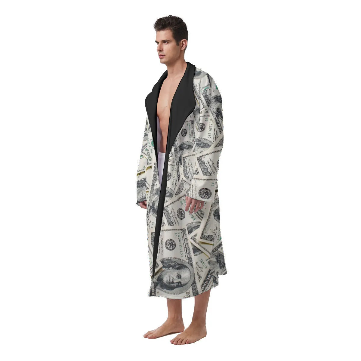 Boss Cash Money Dollars Future Millionaire Heavy Fleece Robe