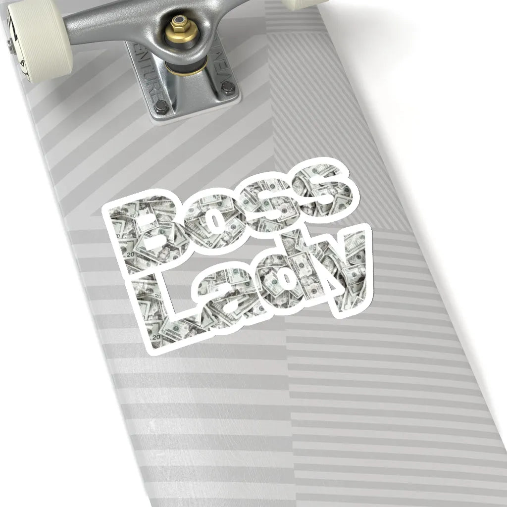 Boss Lady as Future Millionaire Cash Money Dollars Stickers