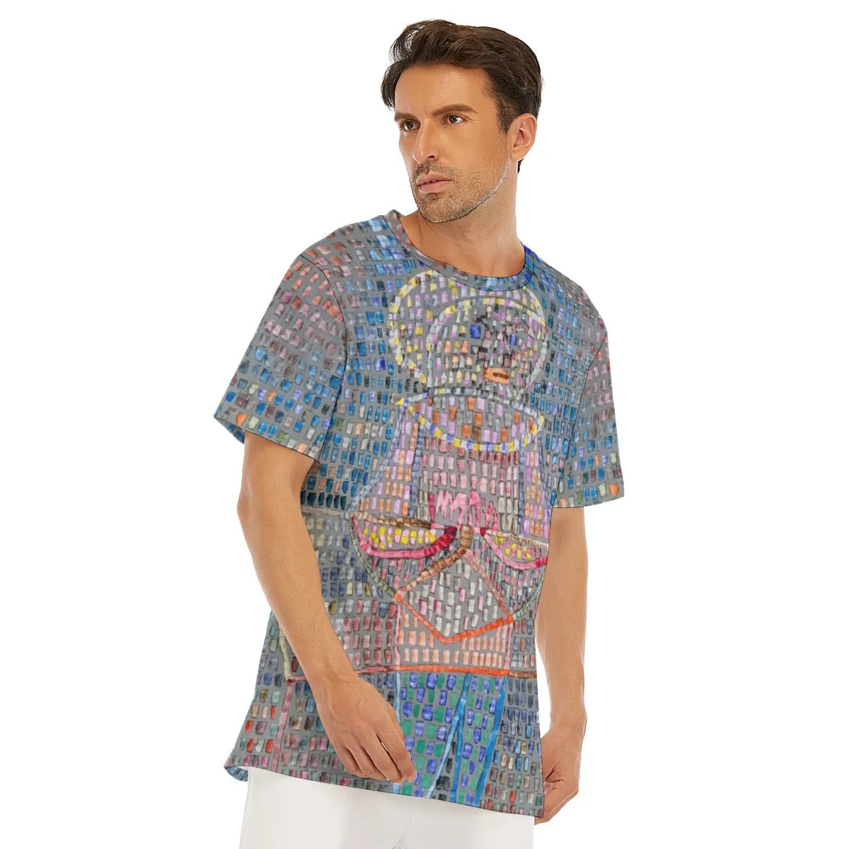 Boy in Fancy Dress Paul Klee T-Shirt - Wearable Art Tee