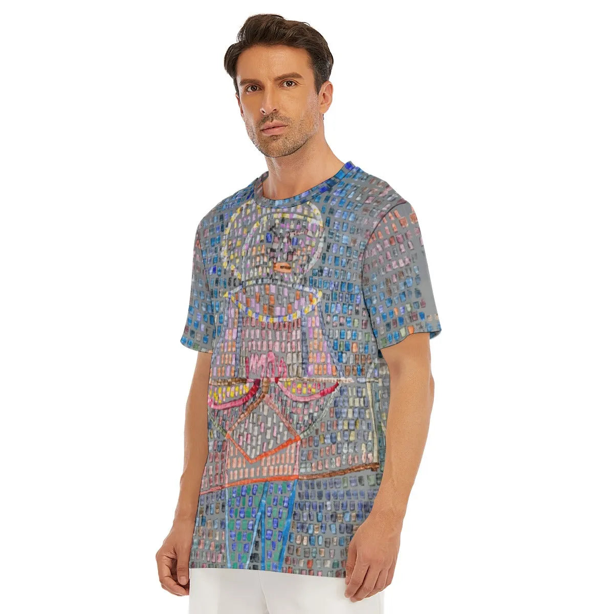 Boy in Fancy Dress Paul Klee T-Shirt - Wearable Art Tee