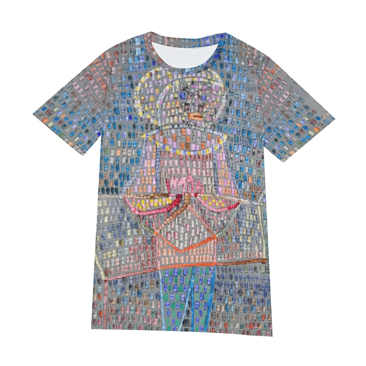 Boy in Fancy Dress Paul Klee T-Shirt - Wearable Art Tee