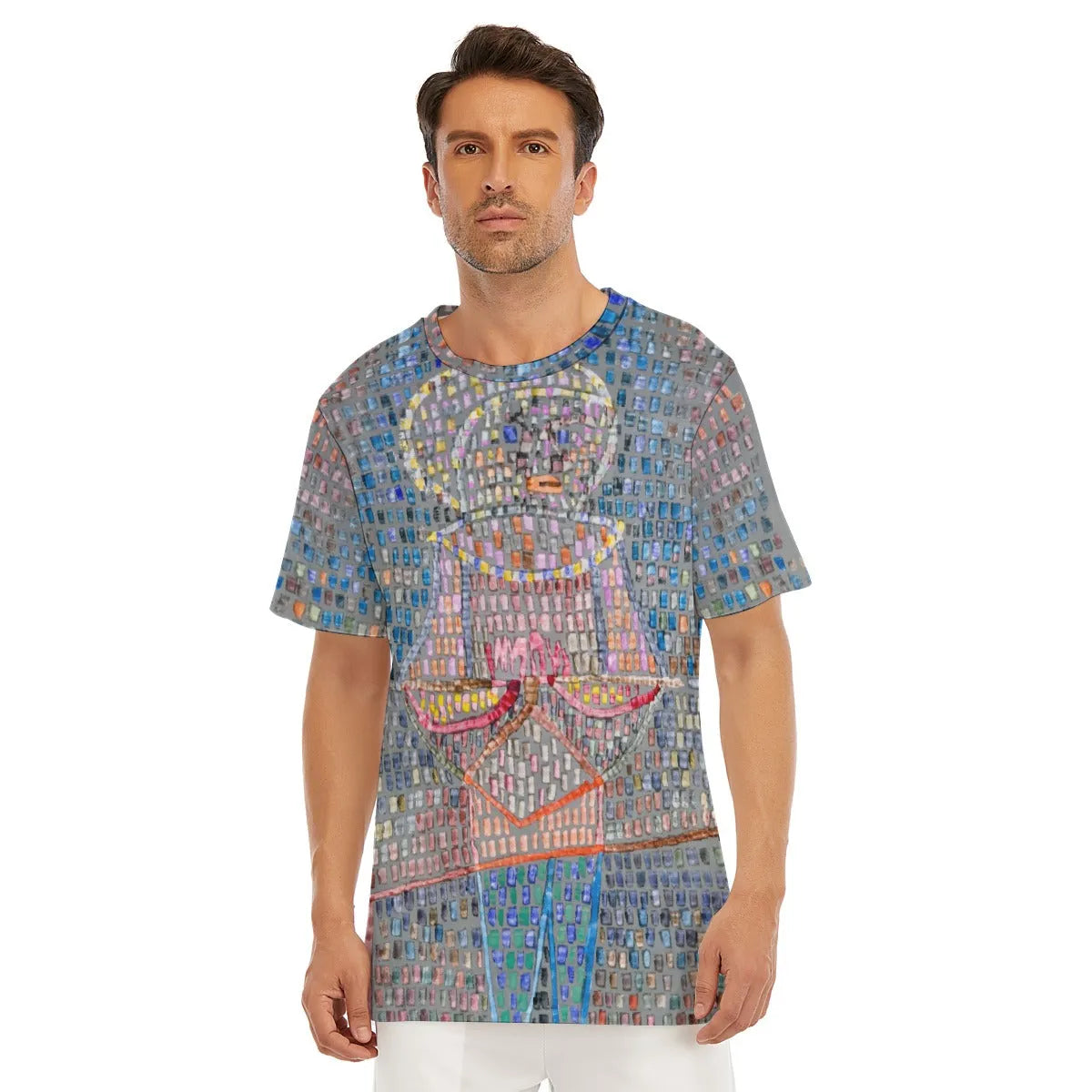 Boy in Fancy Dress Paul Klee T-Shirt - Wearable Art Tee