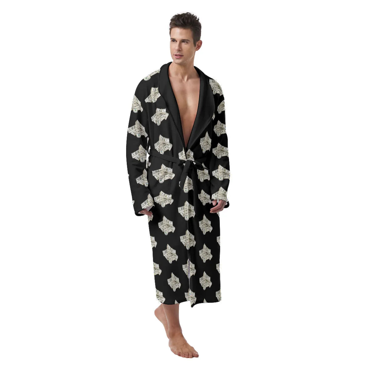 Bring Boss Cash Money on the table Heavy Fleece Robe