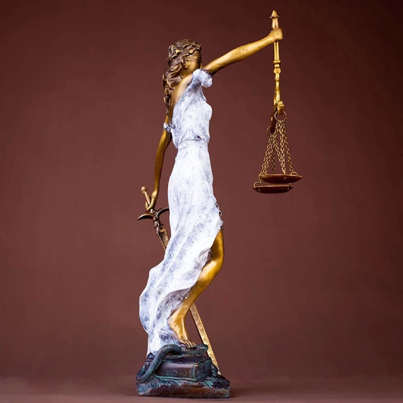 Lady Justice Figurine's Courtroom