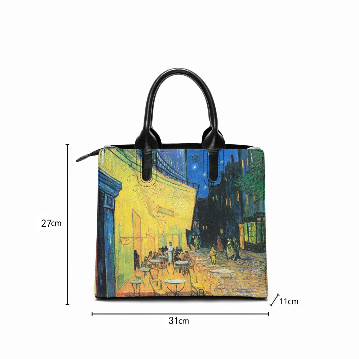 Café Terrace at Night Vincent Van Gogh Art Handbag