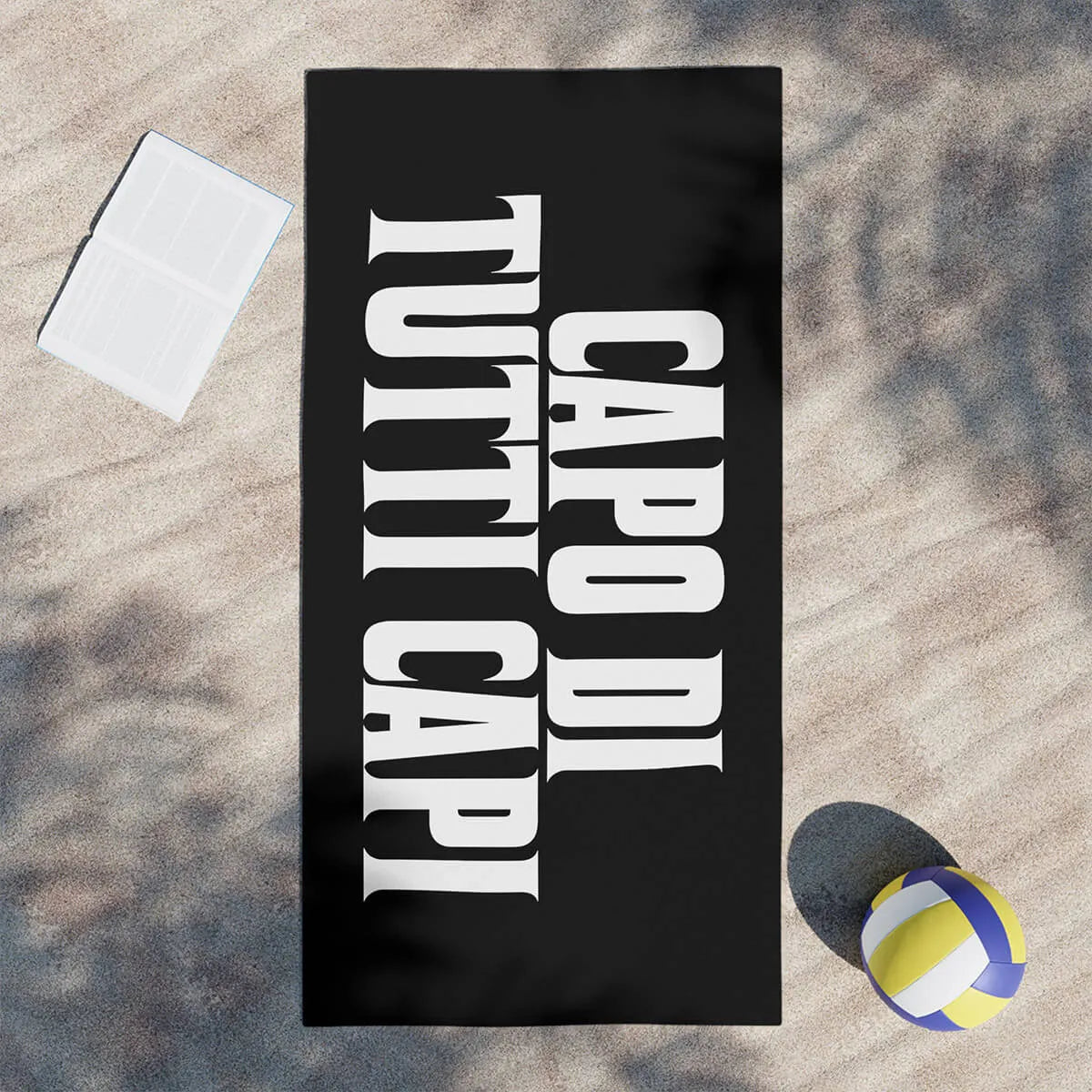 Capo Di Tutti Capi Italian Mobster Beach Towel