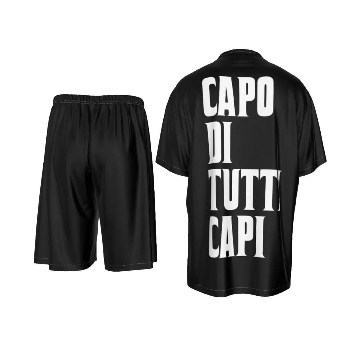 Capo Di Tutti Capi Italian Mobster Silk Shirt Suit Set