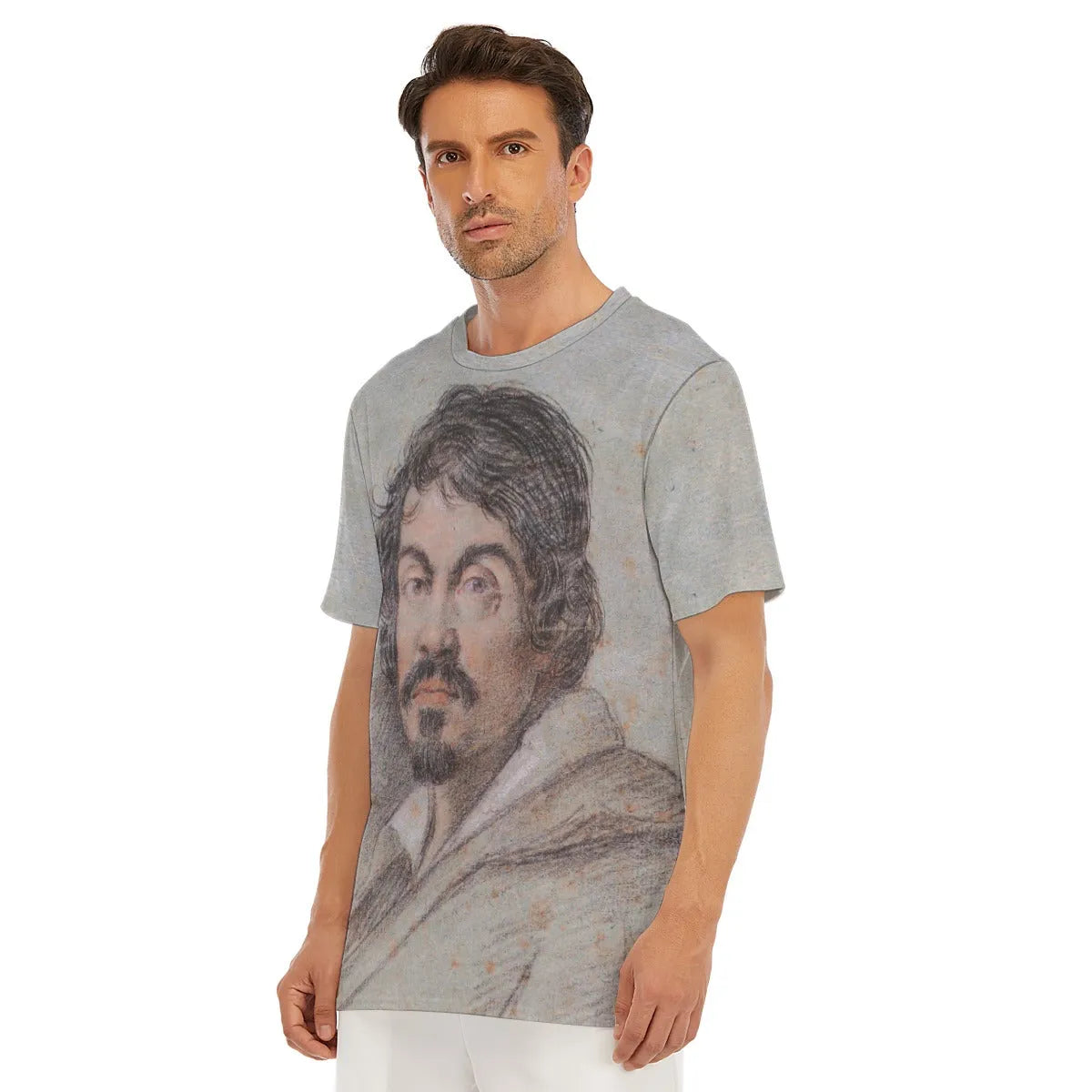 Caravaggio Portrait by Bild-Ottavio Leoni T-Shirt