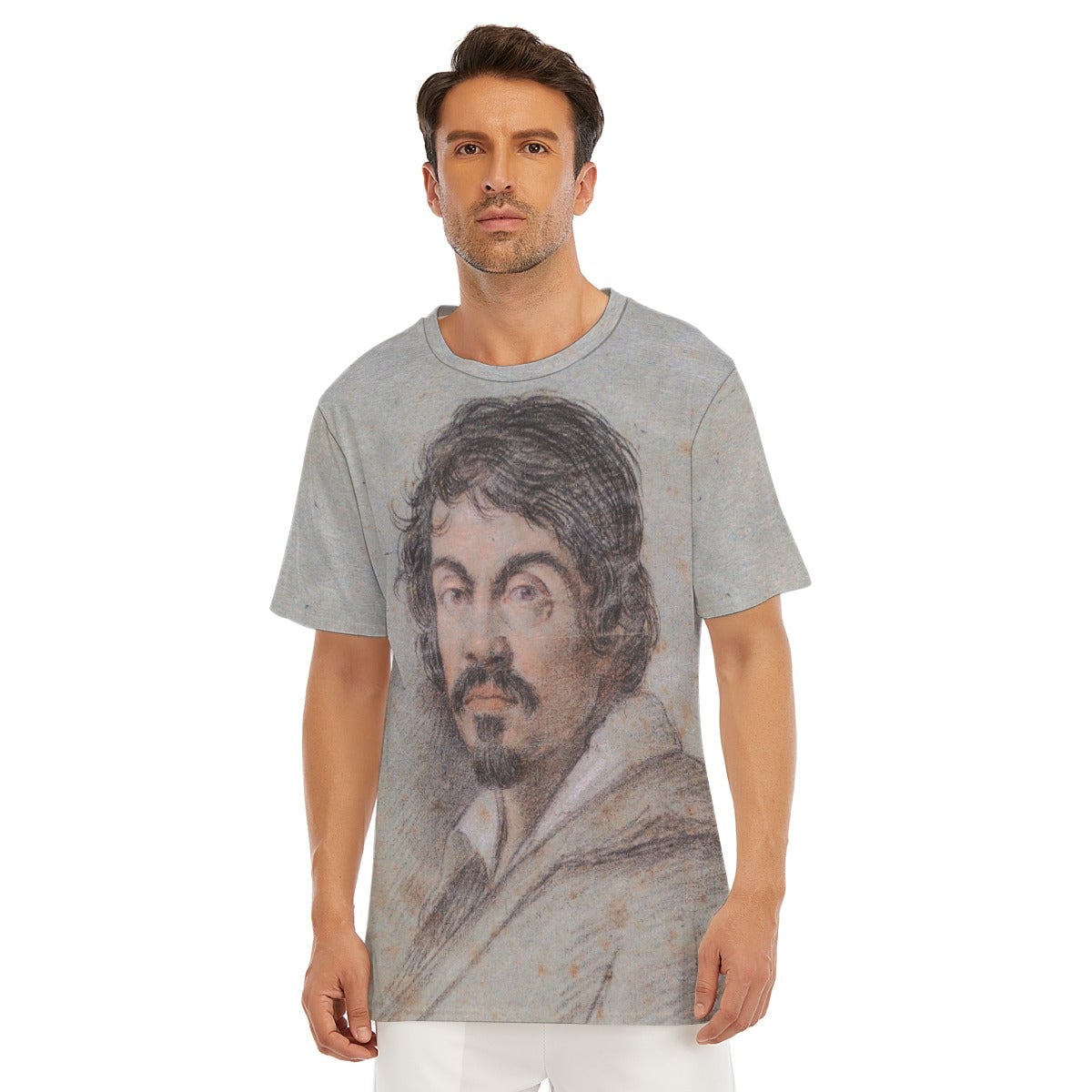Caravaggio Portrait by Bild-Ottavio Leoni T-Shirt
