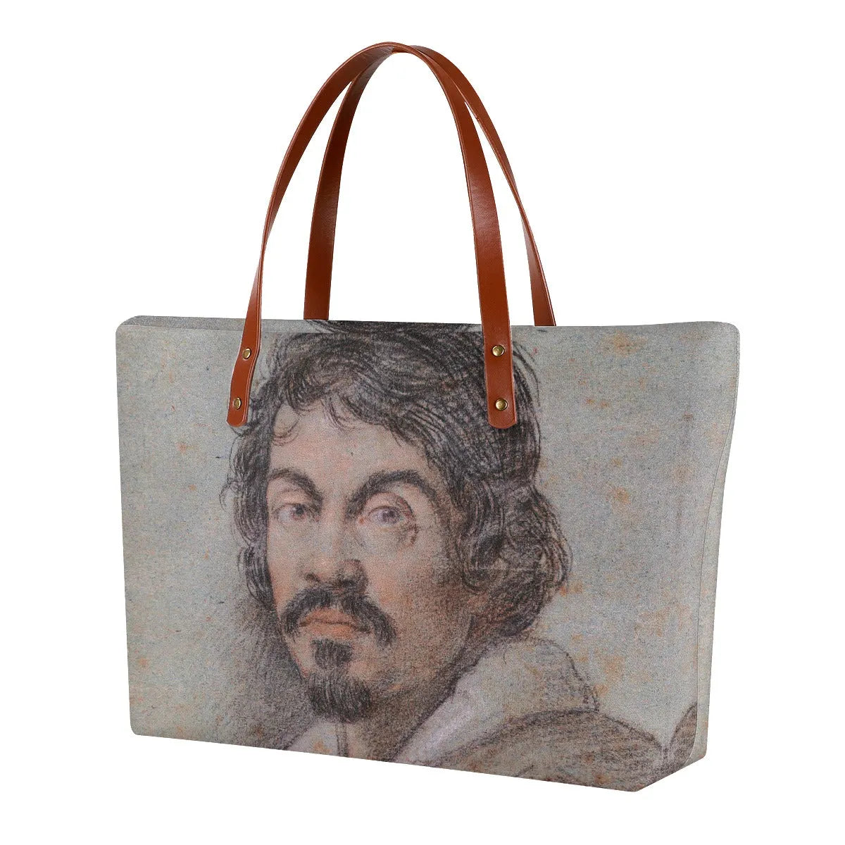 Caravaggio Portrait by Bild-Ottavio Leoni Tote Bag