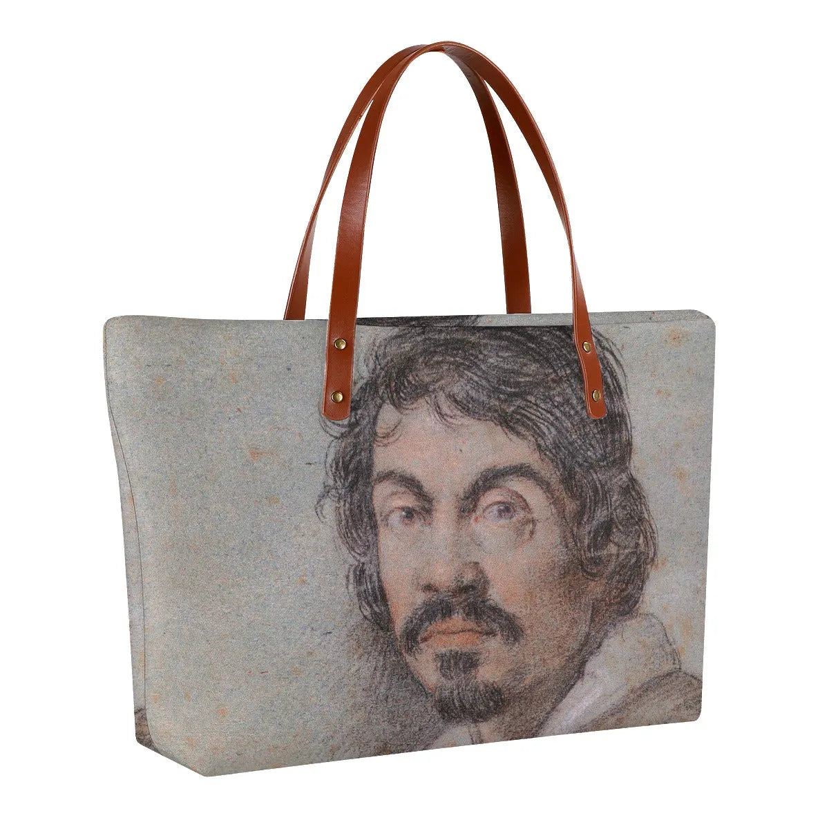 Caravaggio Portrait by Bild-Ottavio Leoni Tote Bag