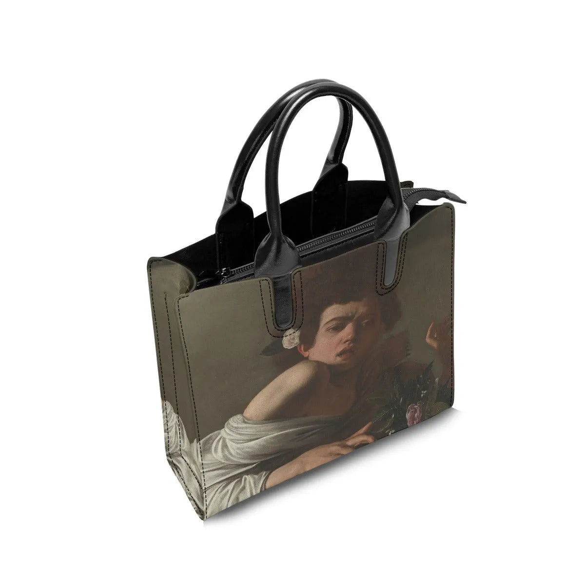 Caravaggio’s Boy Bitten by a Lizard Baroque painting Handbag