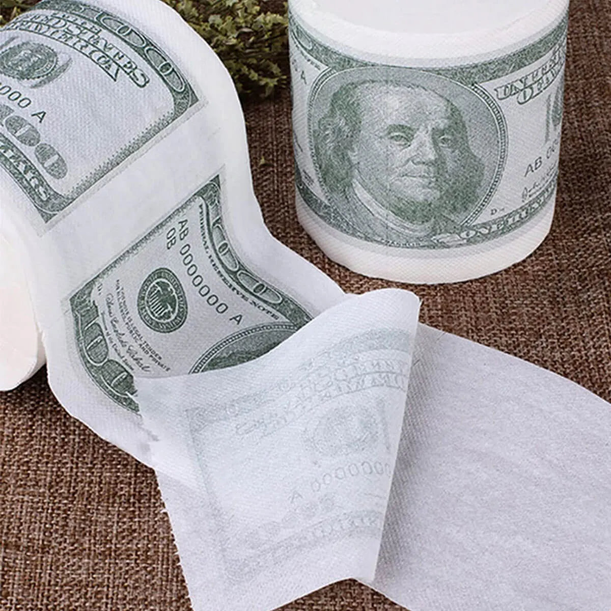 Cash Money Toilet Paper $100 Bill Toilet Paper