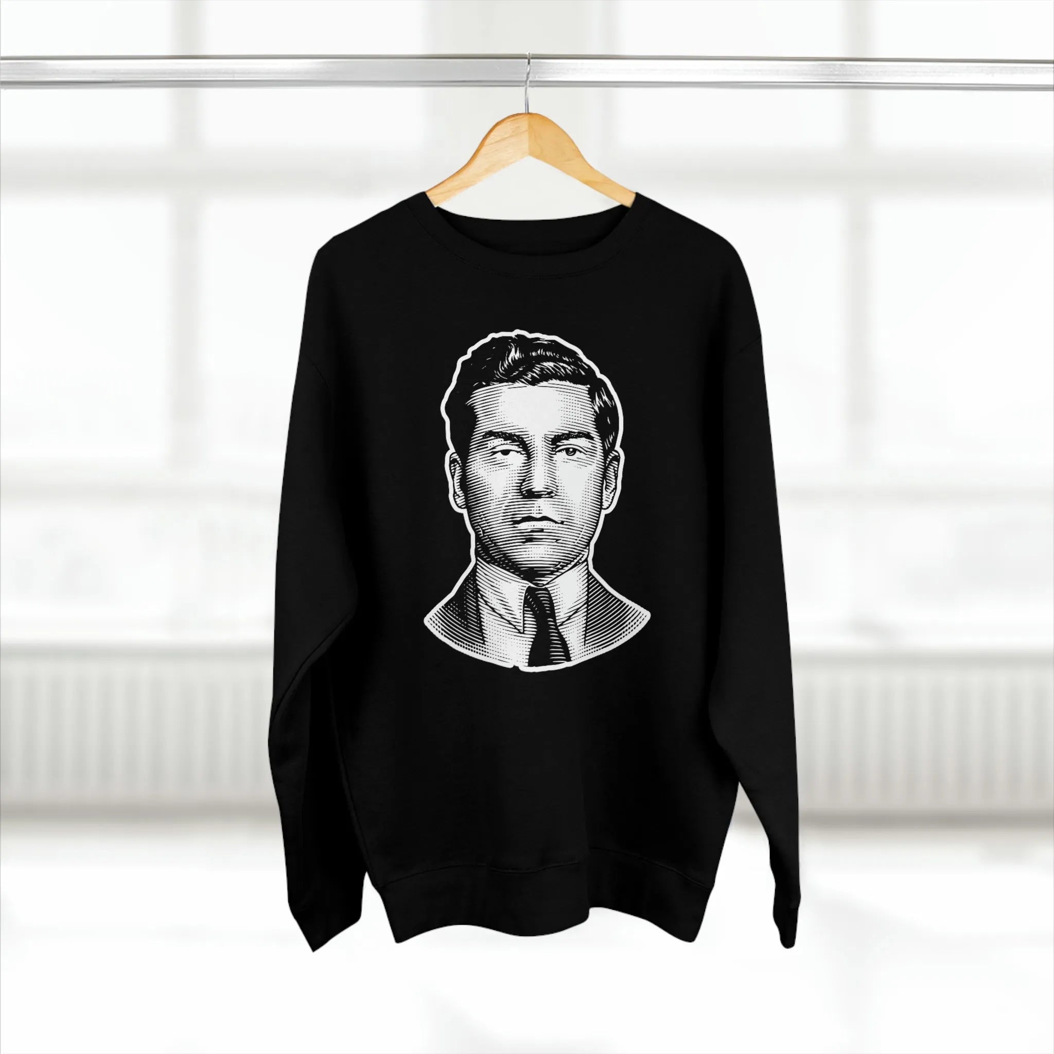 Charles Lucky Luciano Drawing Sweatshirt