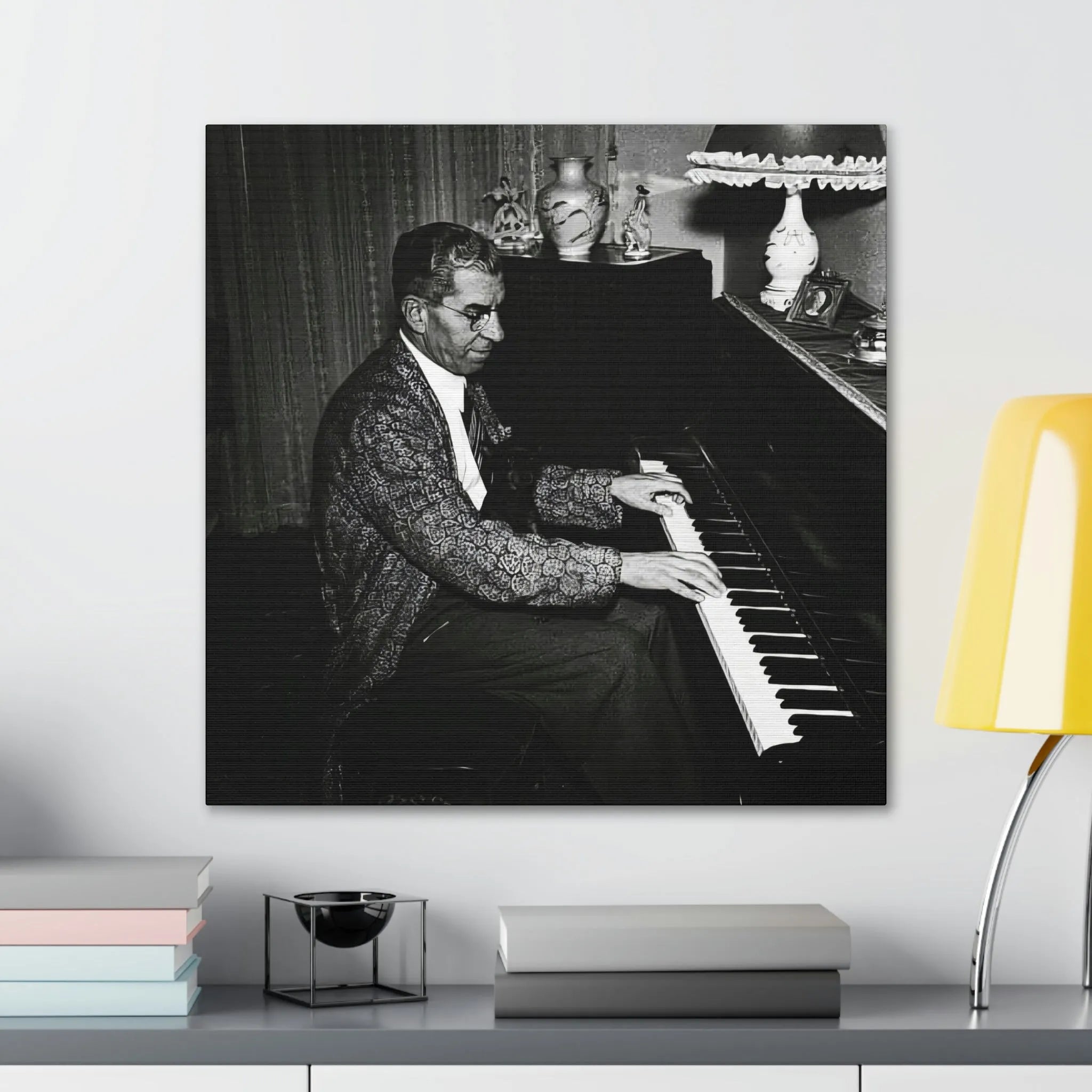 Charles Lucky Luciano Mobster Canvas Gallery Wraps