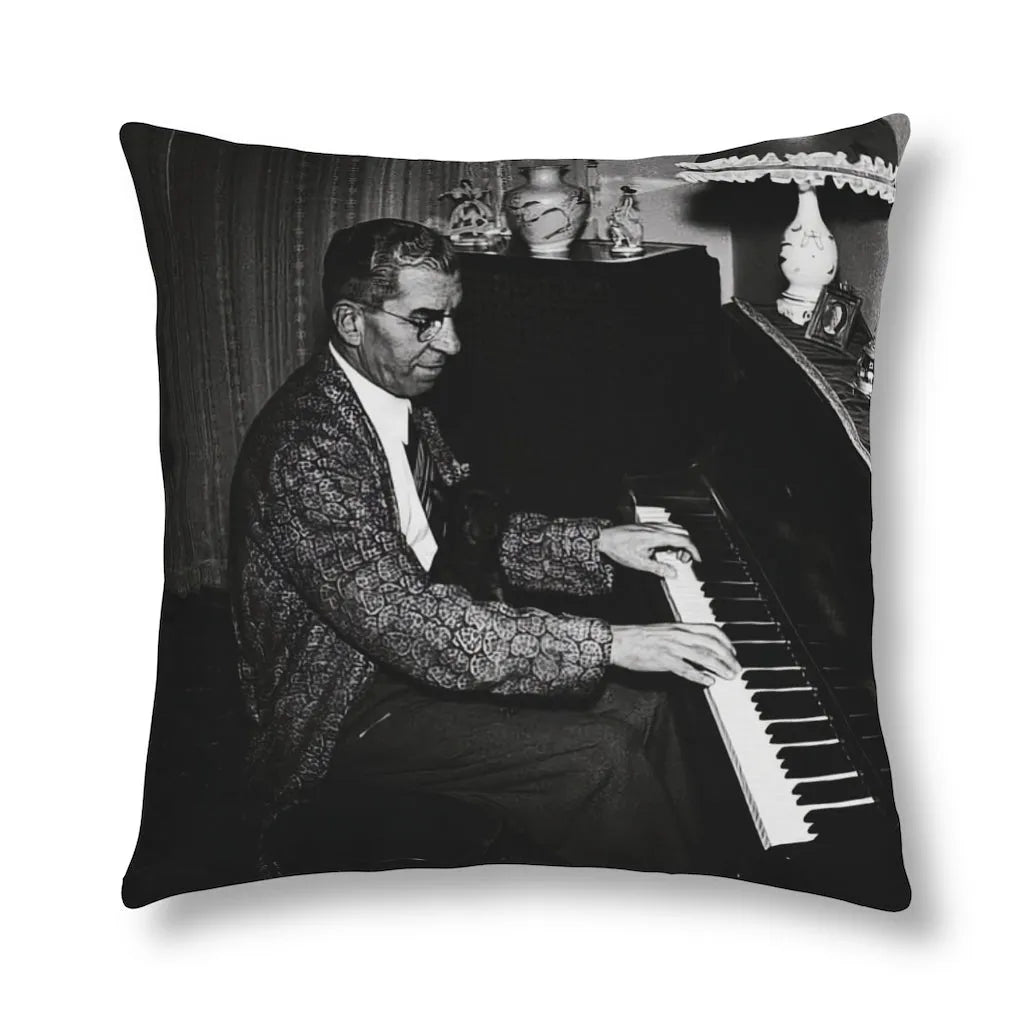 Charles Lucky Luciano Mobster Waterproof Pillows