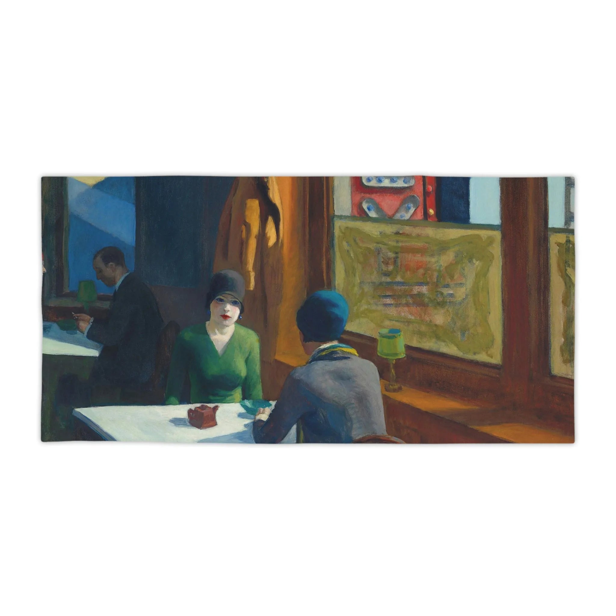 Chop Suey by Edward Hopper Art Beach Towels