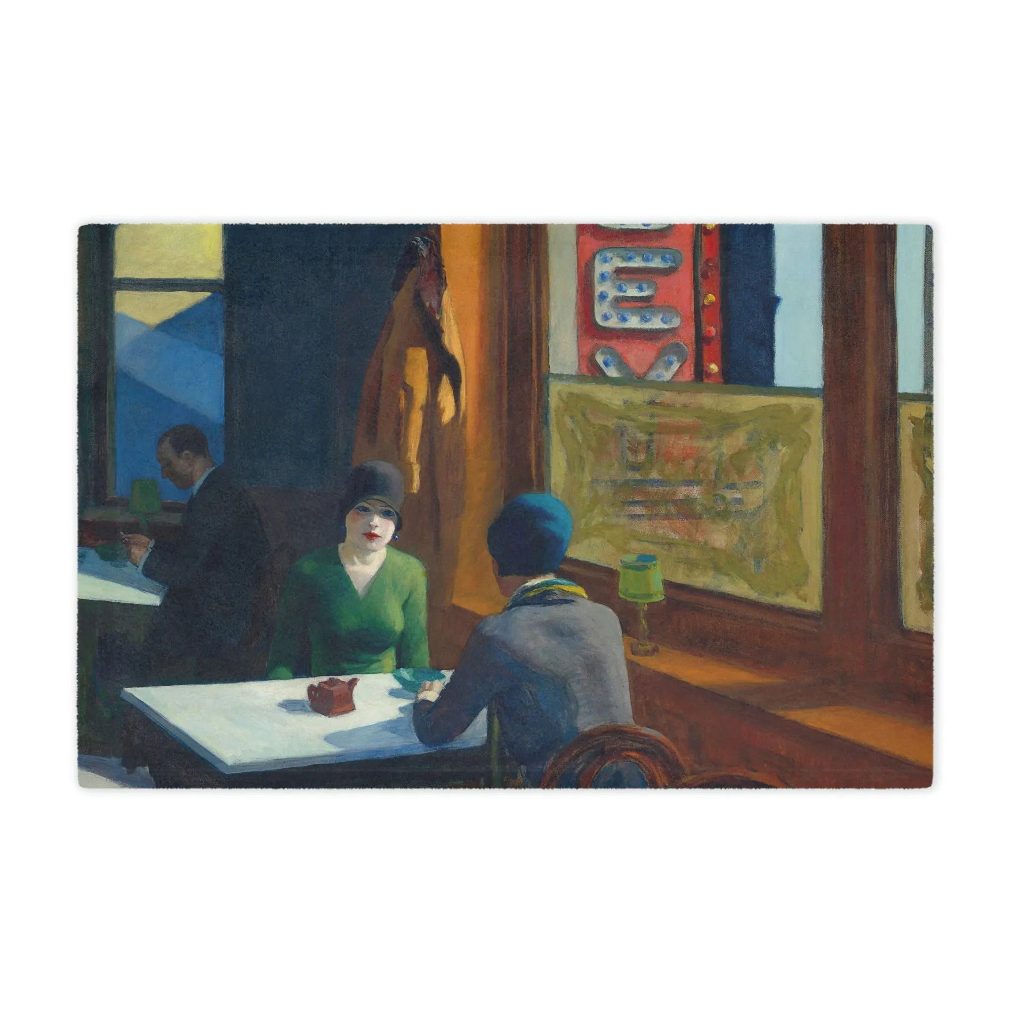 Artistry Meets Comfort: Chop Suey by Edward Hopper Blanket