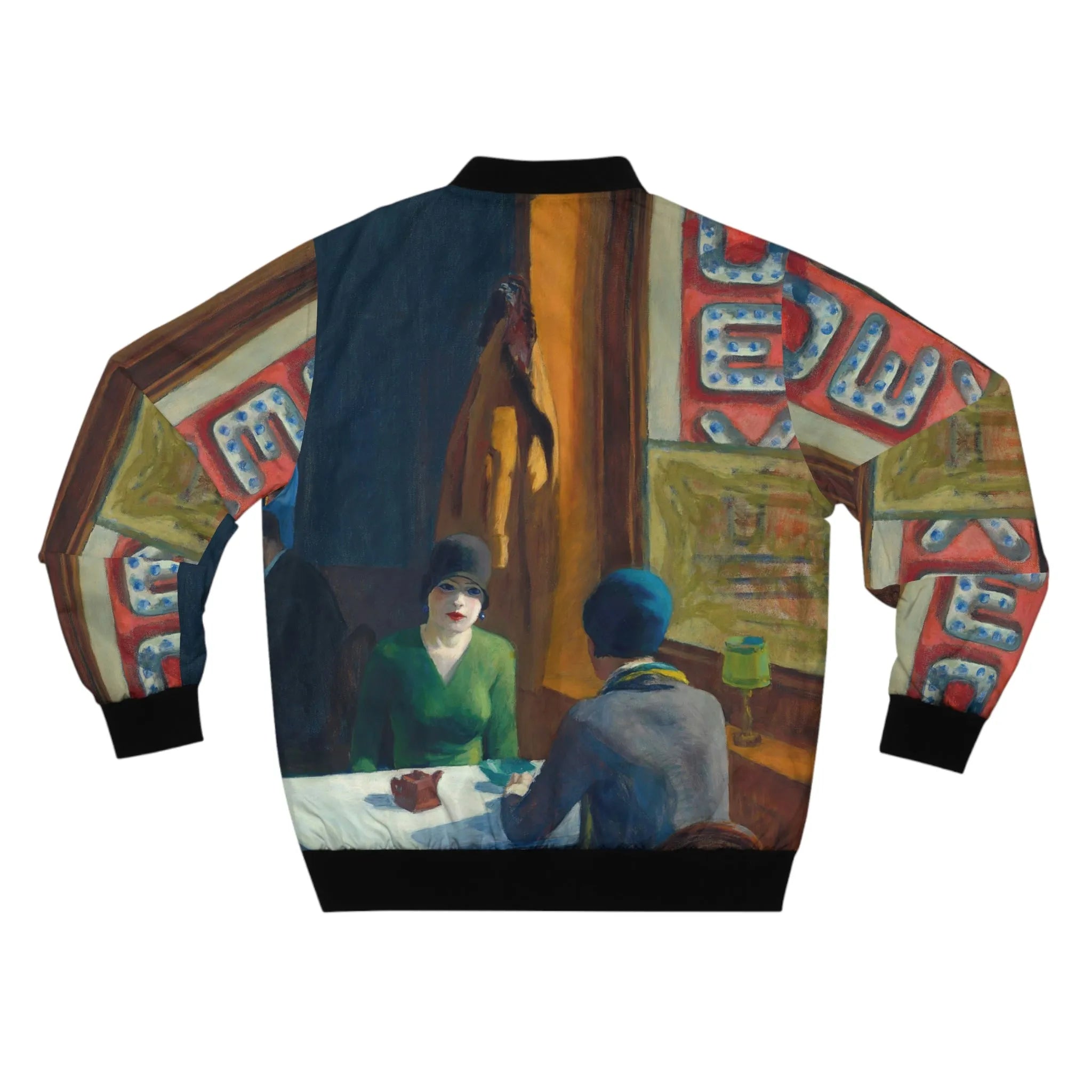 Chop Suey by Edward Hopper Art Bomber Jacket