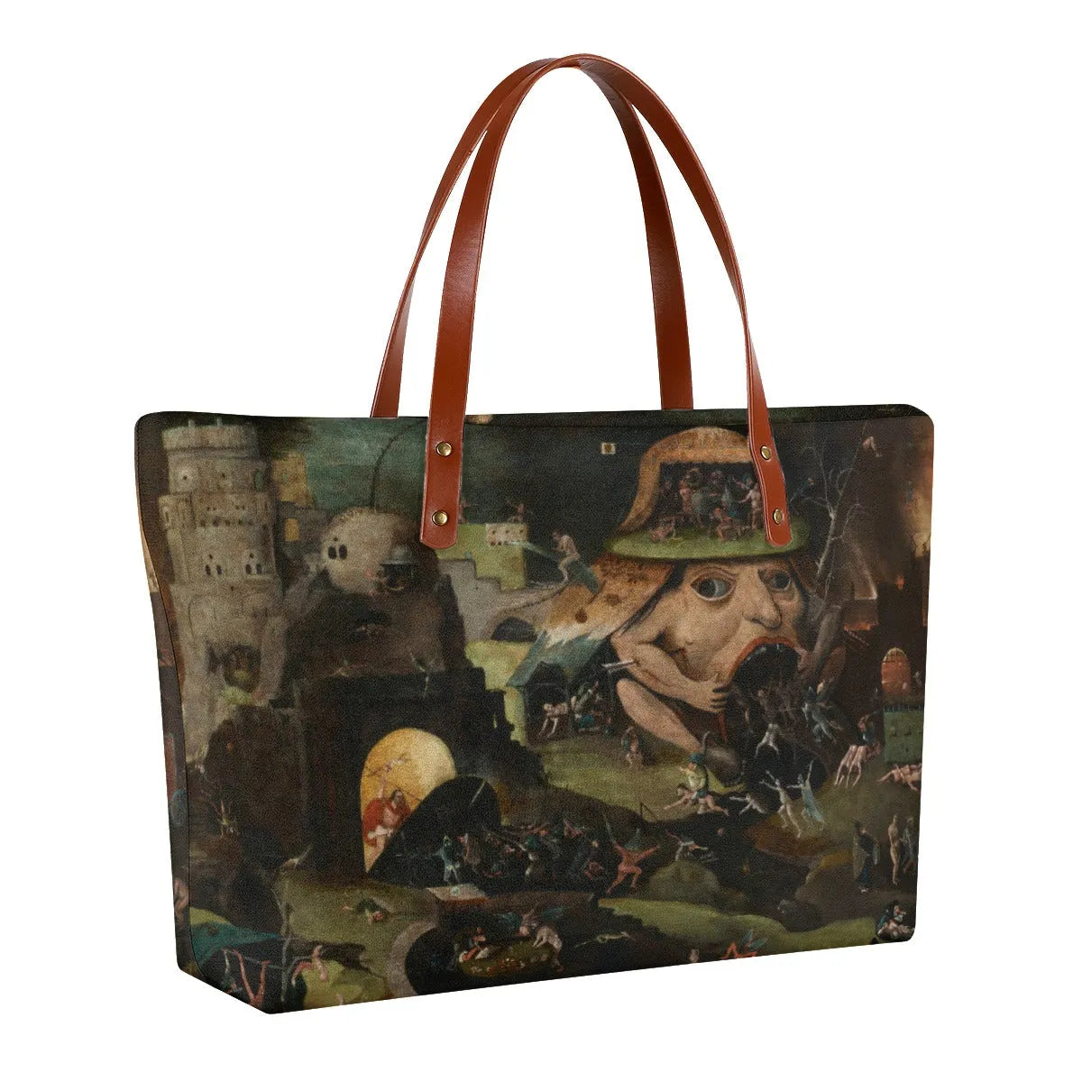 Christ Breaking Down the Gates of Hell by Hieronymus Tote Bag