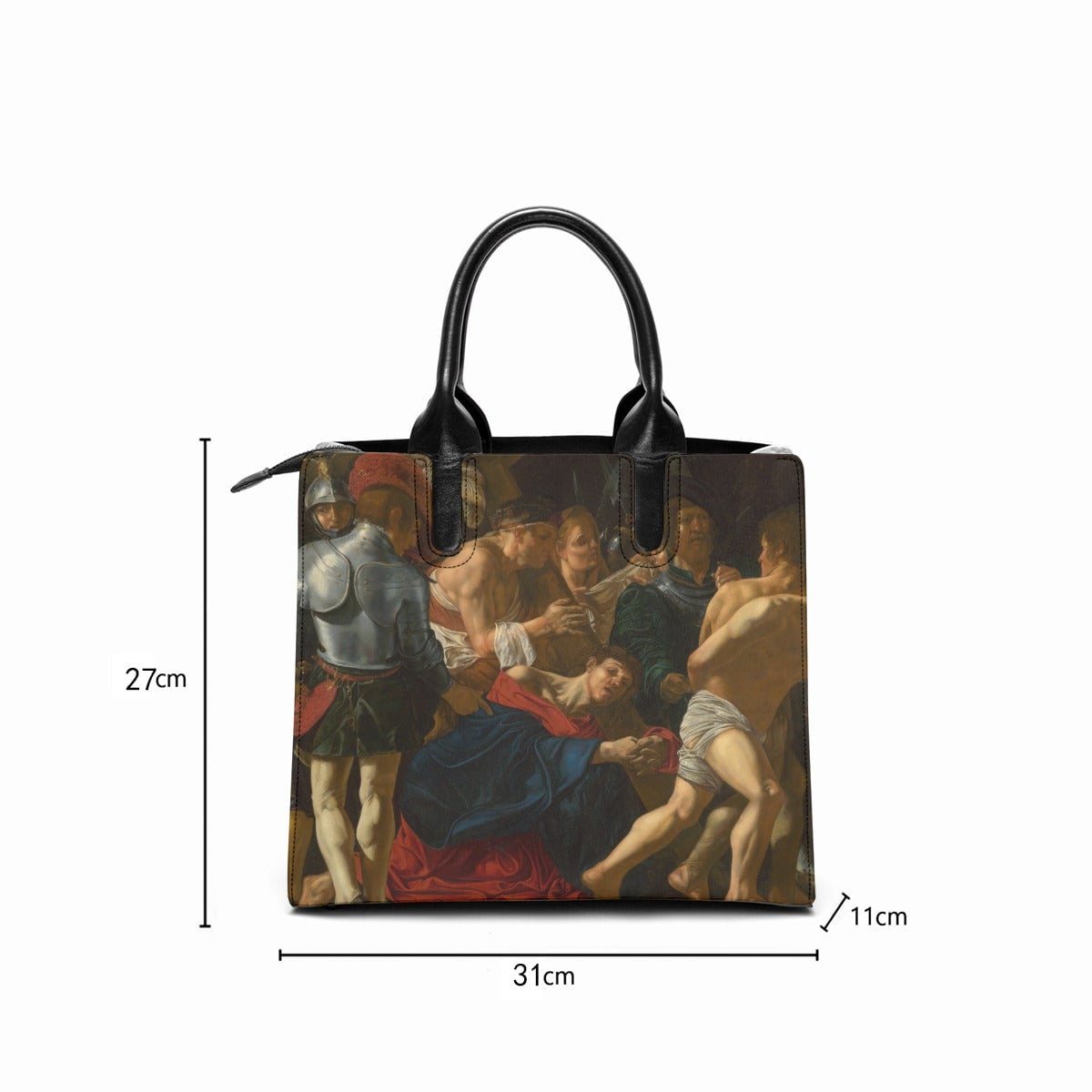 Christ Carrying The Cross Caravaggio Baroque Art Handbag