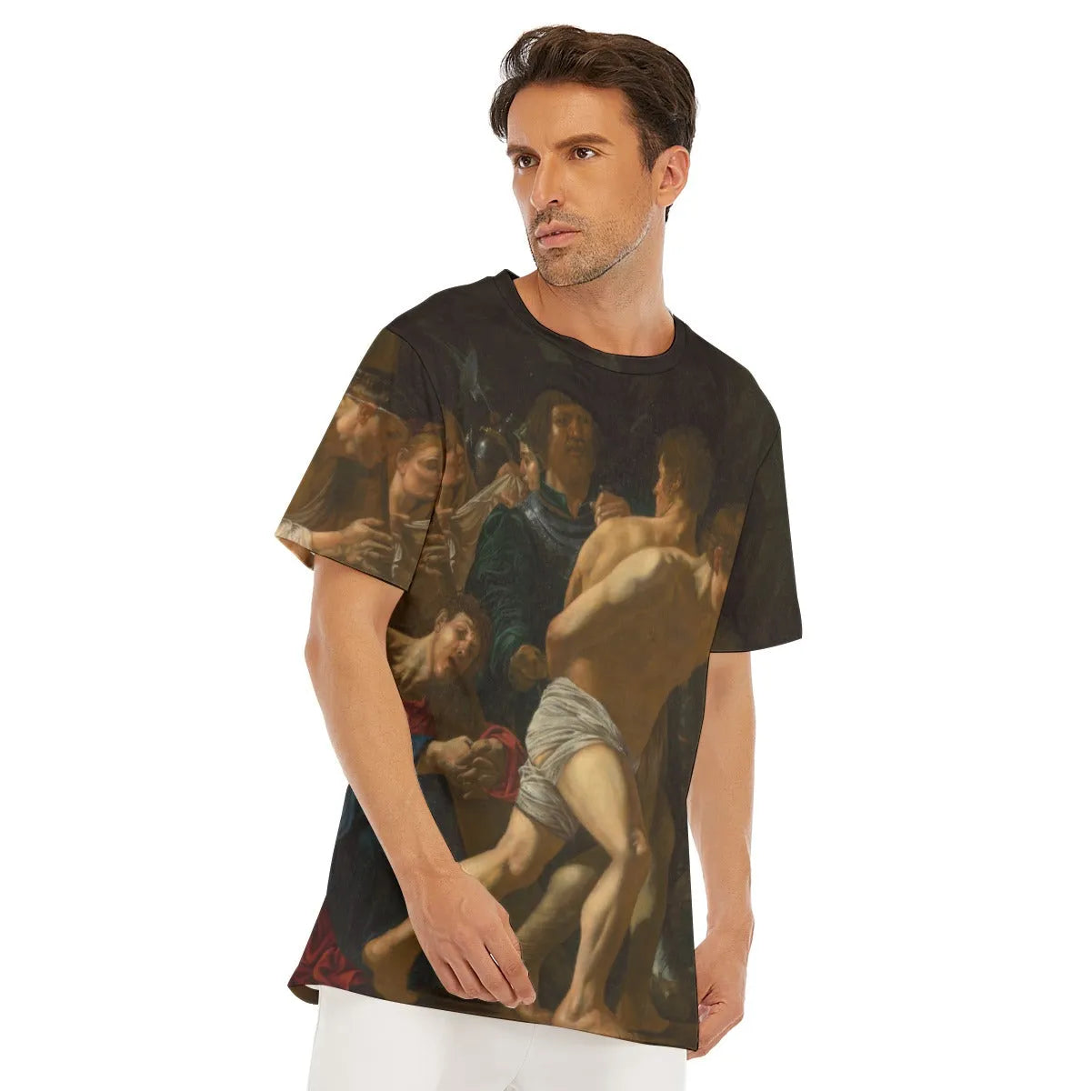 Christ Carrying The Cross Caravaggio Baroque Art T-Shirt