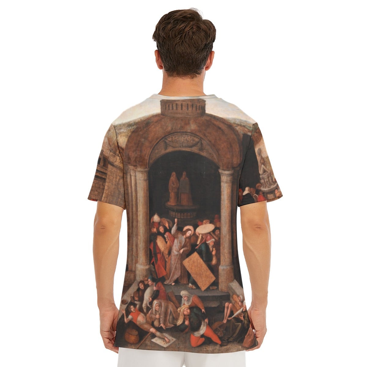Christ expels the Peddlers by Hieronymus Bosch T-Shirt