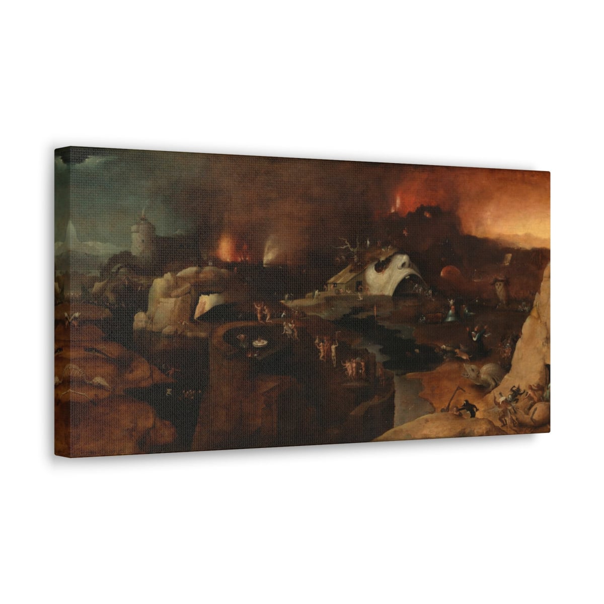 Christ's Descent into Hell Canvas Wrap