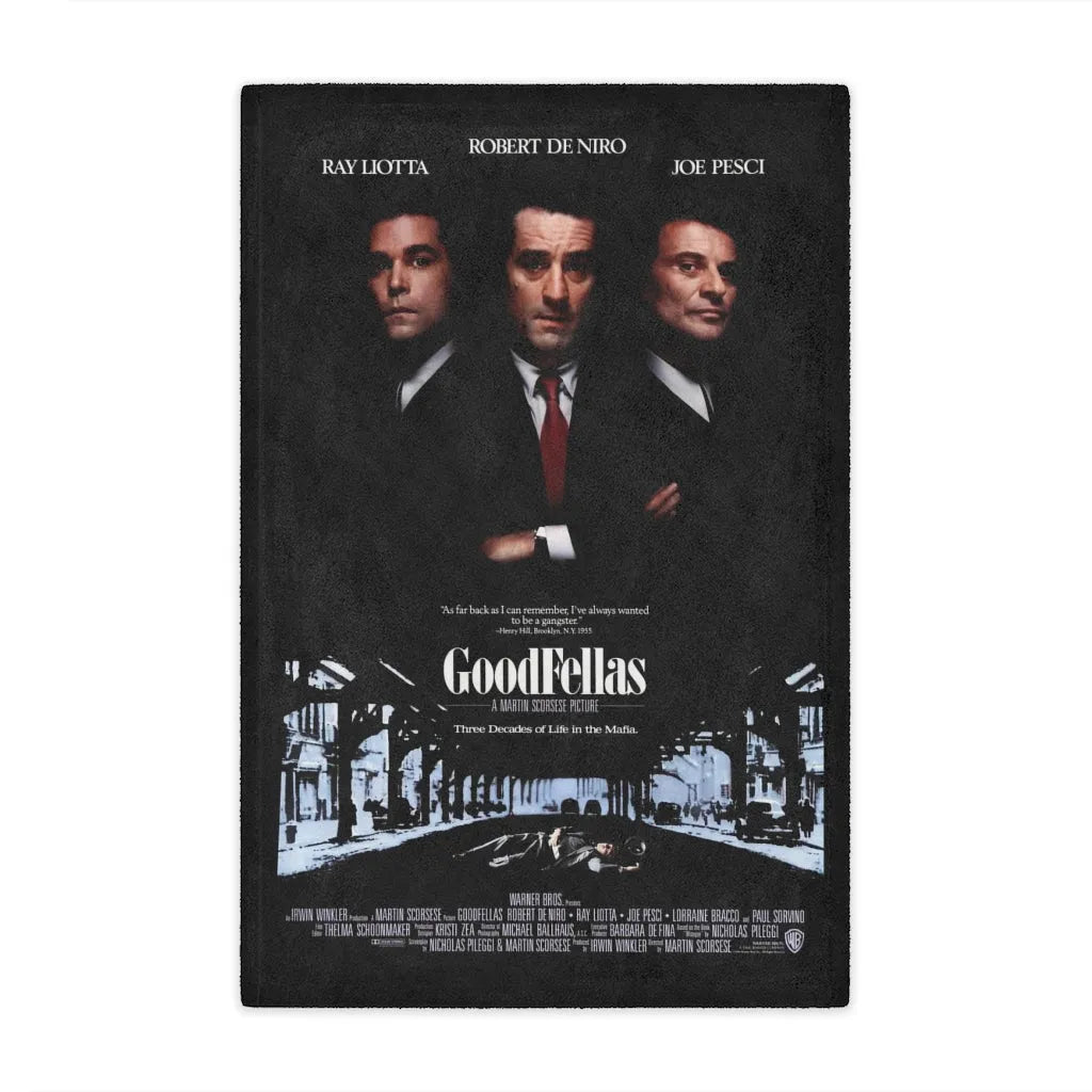 Classic Mobster Movie Goodfellas Minky Blanket