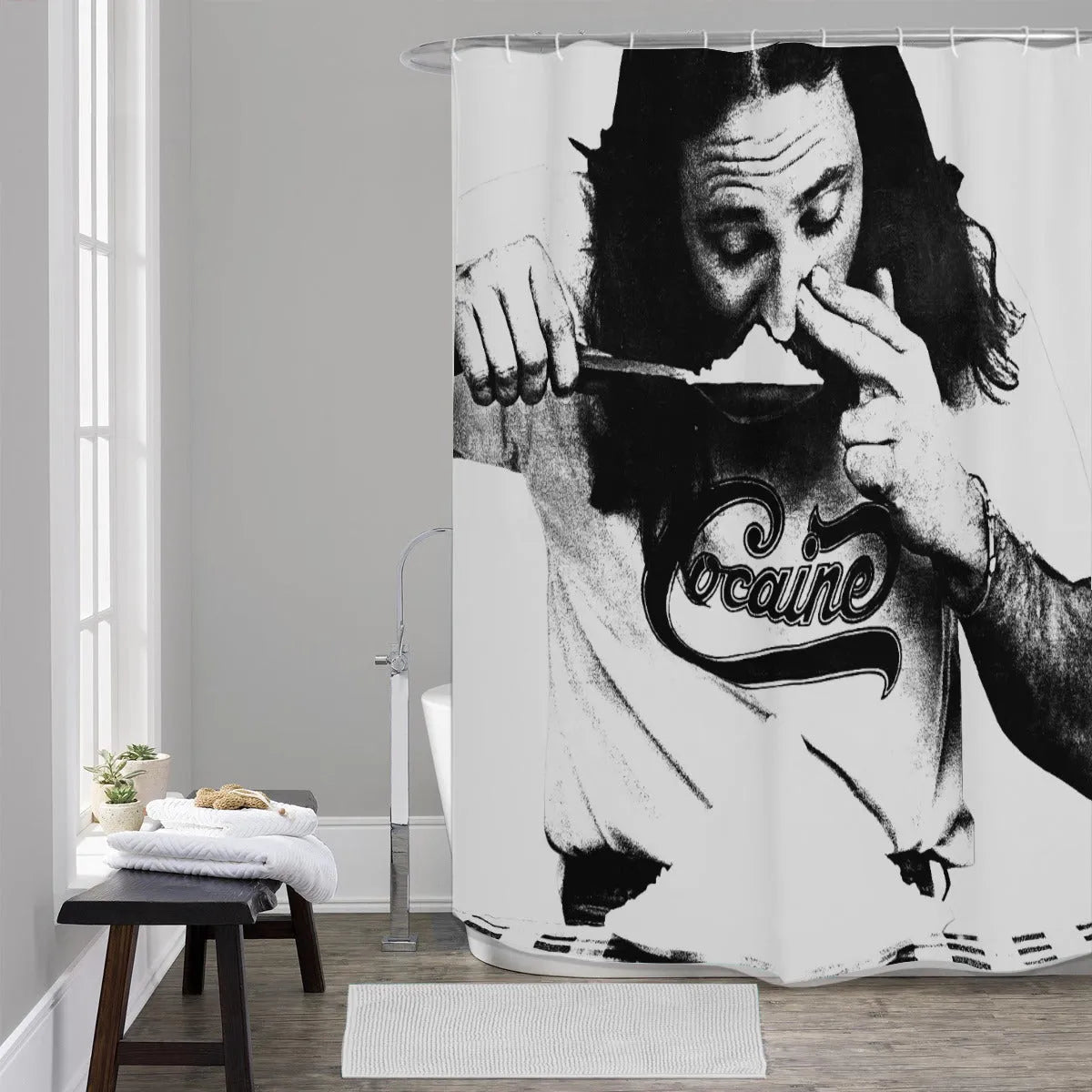 Cocaine Cowboy Shower Curtains