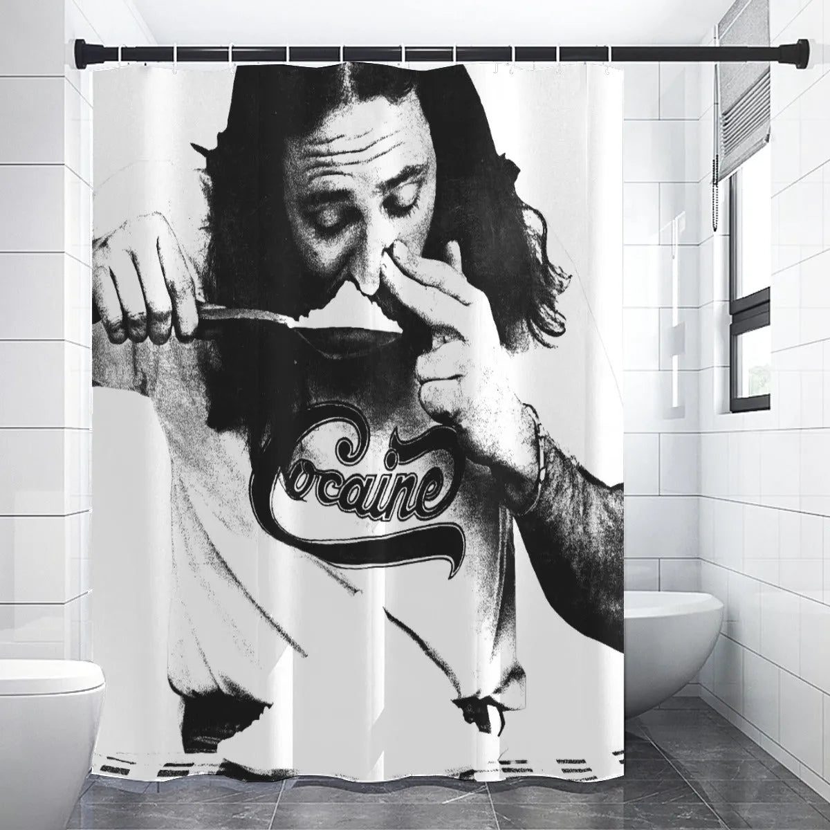 Cocaine Cowboy Shower Curtains