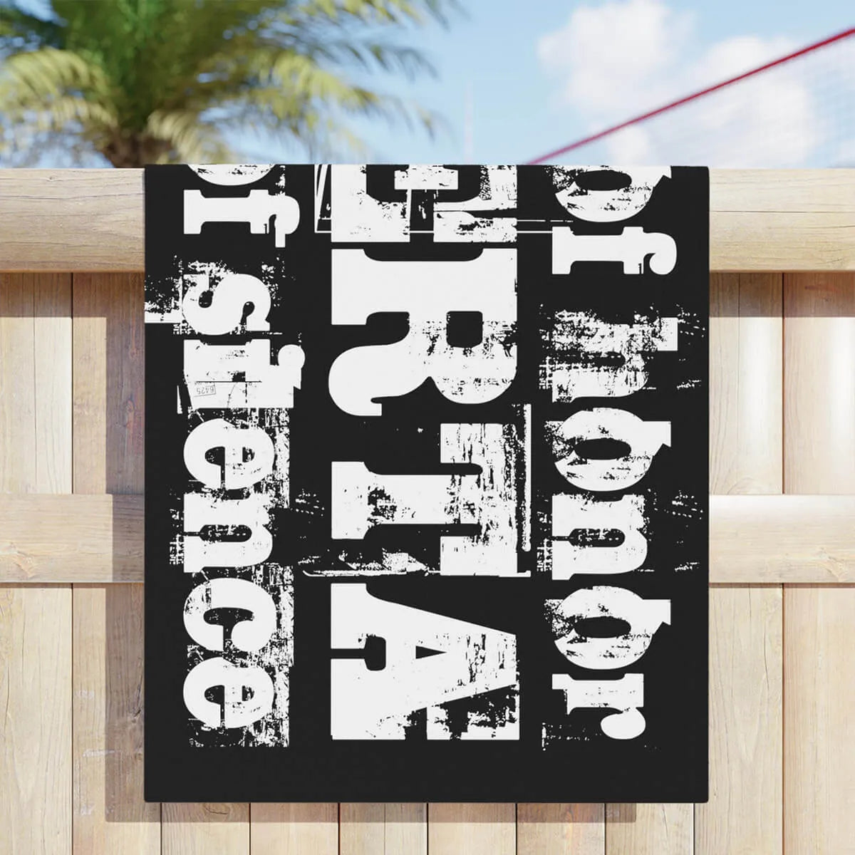 Code of Honor Omerta Law of Silence Beach Towel