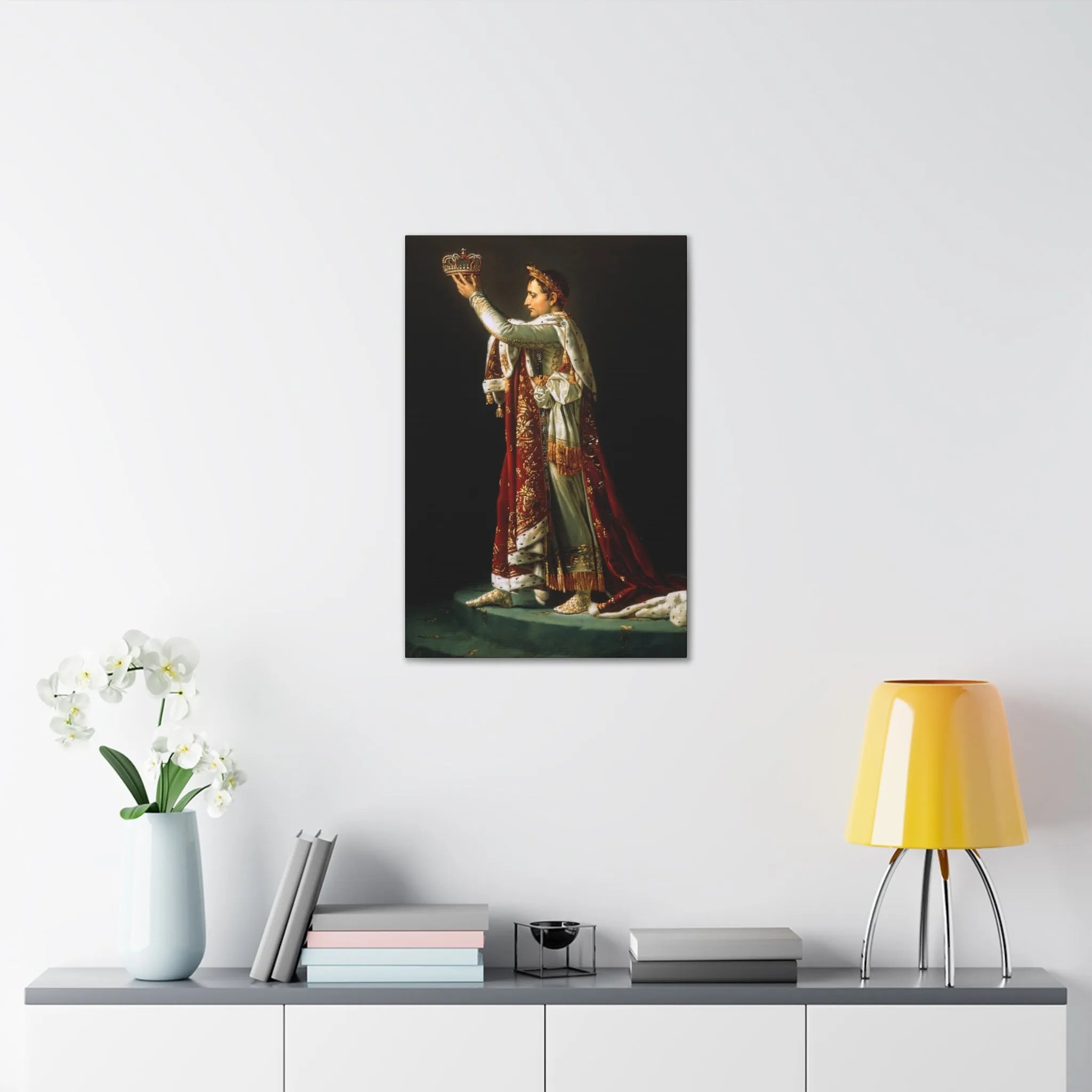 Elevate Your Space with The Coronation of Napoleon Canvas Wrap