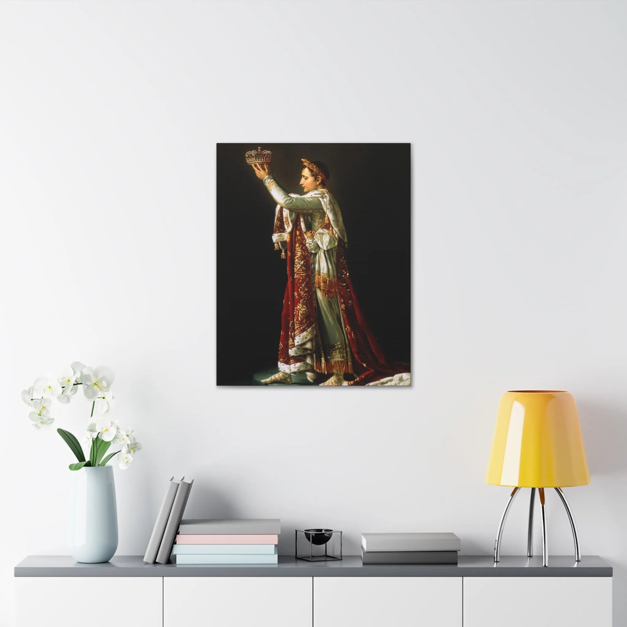 Elevate Your Space with The Coronation of Napoleon Canvas Wrap